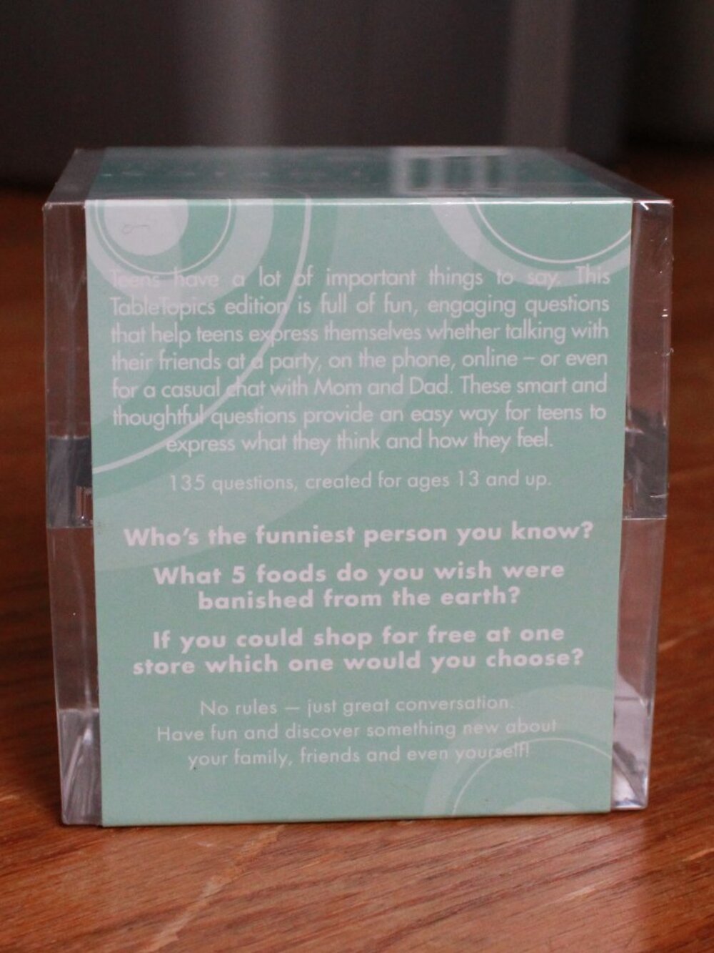 TableTopics Teen Edition Conversation Card Game - Picture 2 of 5